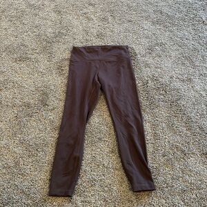 Lululemon 25’ wunder train leggings in espresso size 10